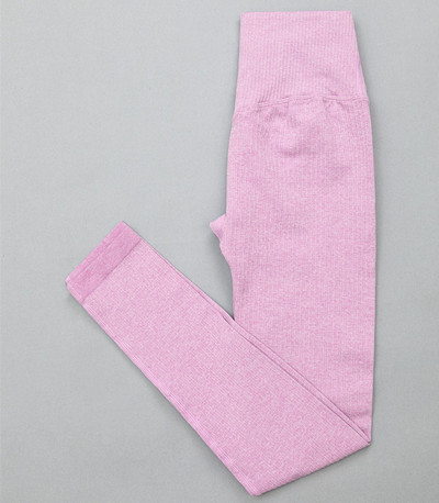 Naiste soonikuga õmblusteta joogakomplektid treeningkostüümid Crop rinnahoidja topid pikkade varrukatega särk Õmblusteta säärised spordikomplekt