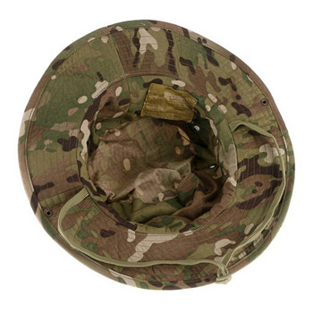 Καμουφλάζ Hunter Καπέλο Sniper Hidden Jungle Sports Ripstop Combat Καπέλα φαρδύ κουβά Καπέλο πεζοπορίας για κάμπινγκ Ρούχα κεφαλιού