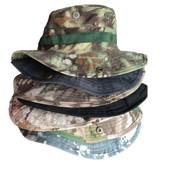 Εκπαίδευση τακτικής Ψάρεμα Κυνήγι Καπέλο πεζοπορίας Airsoft Sniper Camo Boonie Καπέλα Νεπάλ Στρατιωτικά Καπέλα Στρατού Αντηλιακό Sombrero