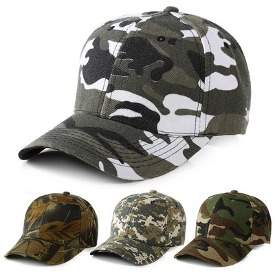 Men Camouflage Printing Fishing Caps Hunter Outdoor Women Camo Casquette Hat Climbing Hunting Hiking Desert Hats
