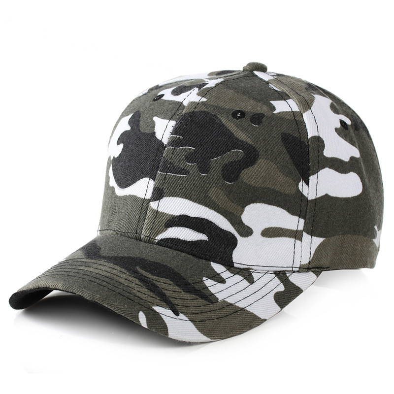 Muškarci Kamuflažni print Ribolovne kape Lovačke na otvorenom Žene Camo Casquette šešir Penjački Lov Planinarenje Pustinjski šeširi