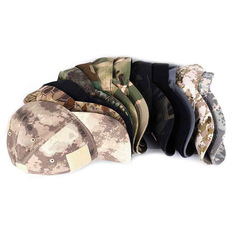 Ανδρικά καπέλα κυνηγιού καμουφλάζ Τακτικά καπέλα αναπνέουσας πεζοπορίας εξωτερικού χώρου Καπέλα ηλίου προστασίας από υπεριώδη ακτινοβολία, Καλοκαιρινή σκιά μπέιζμπολ Καπέλα Camo