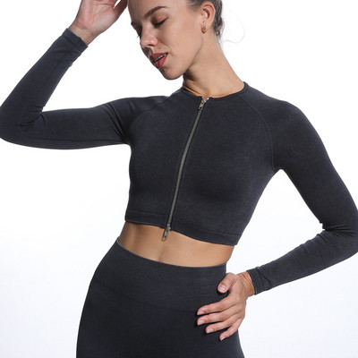 Σετ γιόγκα χωρίς ραφές αθλητικό κοστούμι Γυναικεία αθλητικά ρούχα Γυναικείες φόρμες γυμναστικής Ρούχα γυμναστικής Ρούχα γυμναστικής Κολάν ψηλόμεσο Αθλητικό τοπ