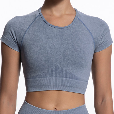 Σετ γιόγκα χωρίς ραφές αθλητικό κοστούμι Γυναικεία αθλητικά ρούχα Γυναικείες φόρμες γυμναστικής Ρούχα γυμναστικής Ρούχα γυμναστικής Κολάν ψηλόμεσο Αθλητικό τοπ