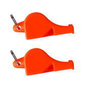 2 tükki/ komplekt Survival Whistle Outdoor Sport Kämping Paadisõit
