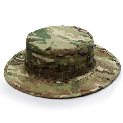 Vīriešu kamuflāžas taktiskā cepure Militārās boonijas cepures, cepures Camo āra sportam, sauļošanās cepures makšķerēšanai pārgājieniem, medību cepures