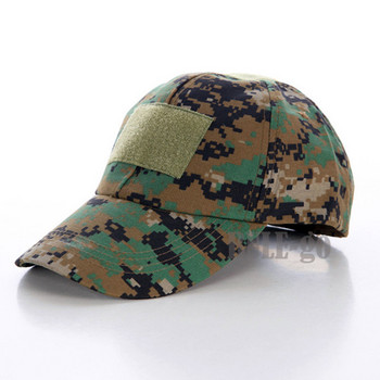 Военна камуфлажна шапка Армейска унисекс шапка Тактическа ловна шапка Спортни възрастни Ежедневни регулируеми военни шапки за мъже, жени