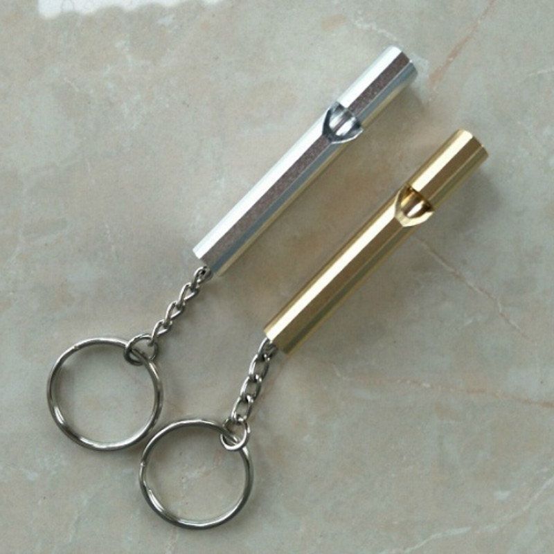 Kahe sagedusega kullast/kilbist hädaolukorra ellujäämise vile võtmehoidja õhust alumiiniumsulamist matkamise tarviku tööriist