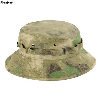 Военни ловни шапки с кофа за пасища Шапка за катерене Джунгла Камуфлажна шапка Мъжки летни тактически страйкбол Панама Мъжки туристически шапки