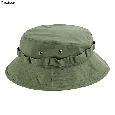 Στρατιωτικά καπέλα κυνηγιού με κουβά Καπέλο Grassland Climbing Καπέλο Ζούγκλα Καμουφλάζ Άνδρες Summer Tactical Airsoft Panama Ανδρικά καπέλα πεζοπορίας