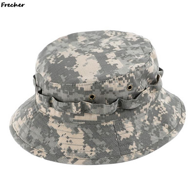 Στρατιωτικά καπέλα κυνηγιού με κουβά Καπέλο Grassland Climbing Καπέλο Ζούγκλα Καμουφλάζ Άνδρες Summer Tactical Airsoft Panama Ανδρικά καπέλα πεζοπορίας