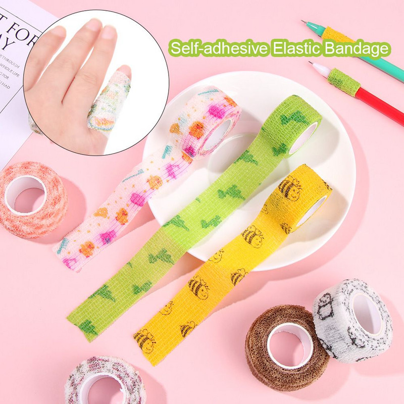 1 τεμ. ελαστικός επίδεσμος αθλητική ταινία περιτυλίγματος Αθλητική προστατευτική άρθρωση δακτύλων γόνατο αστράγαλο παλάμης ελαστική ταινία Αξεσουάρ κιτ πρώτων βοηθειών