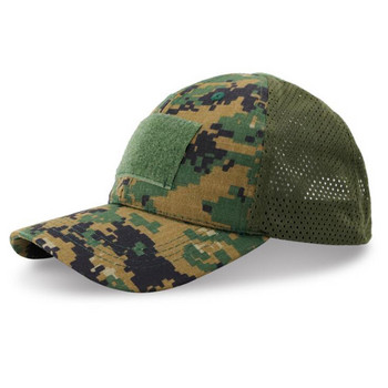 Регулируема камуфлажна бейзболна шапка с камуфлажен мъжки лов на открито, камуфлажна шапка в джунглата, тактически туризъм, каскет, шапки с бърза задна шапка