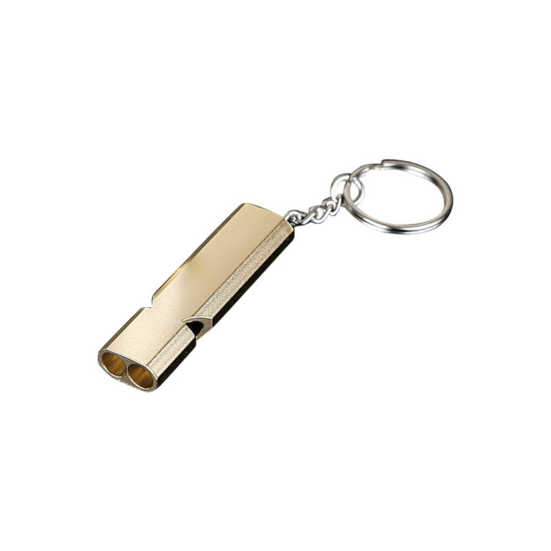 Metalo švilpuko aliuminio lydinio lauko švilpukai kišeninio dydžio išgyvenimo rekvizitai