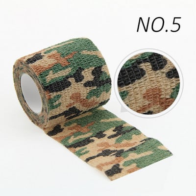 4,5 m kamuflaaž elastne side jahi mask Elastoplastist ümbrislint Isekleepuv spordikaitse pahkluu põlve sõrme käe side