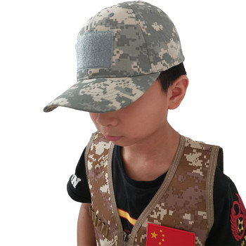 Υπαίθρια αθλήματα Tactical Military Chirdren Παιχνίδι πολέμου με καπέλο μπέιζμπολ CS Boy Girl Airsoft Combat Καπέλα καμουφλάζ πεζοπορίας Καπέλο κάμπινγκ