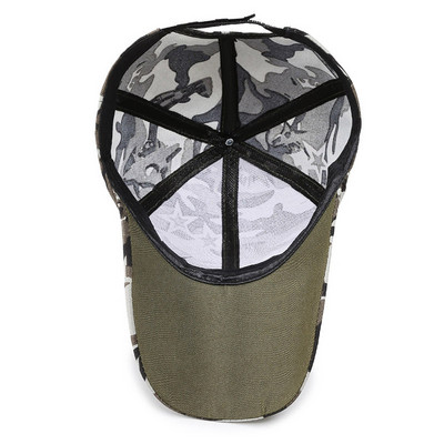 Adjustable Cap Mesh Tactical Military Army Airsoft Fishing Snapback Hat