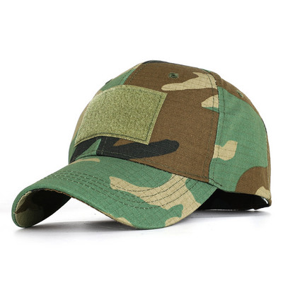 Taktiskā armijas cepure āra sportam Snapback Stripe militārā kamuflāžas cepure Vienkārša armijas Camo medību cepure vīriešiem pieaugušajiem