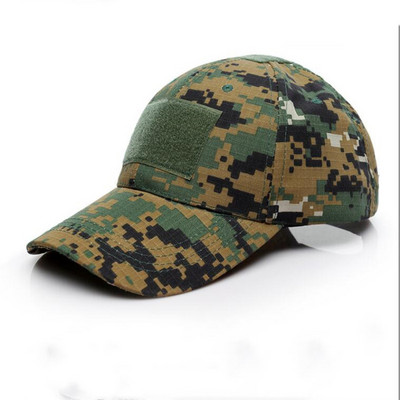 Taktiskā armijas cepure āra sportam Snapback Stripe militārā kamuflāžas cepure Vienkārša armijas Camo medību cepure vīriešiem pieaugušajiem