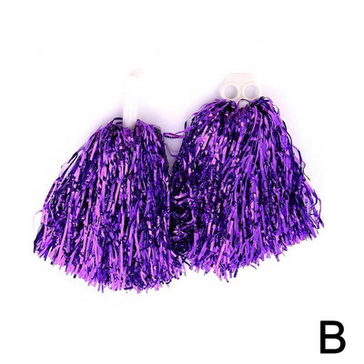 1 Paar käeshoitavat striimikut pompoonid Cheerleader Dance Cheerleader Cheerleading Flowers Pom Aksessuaarid Dekoratsioonipidu C Z9Z9