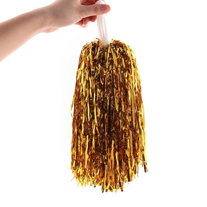 1 Paar käeshoitavat striimikut pompoonid Cheerleader Dance Cheerleader Cheerleading Flowers Pom Aksessuaarid Dekoratsioonipidu C Z9Z9