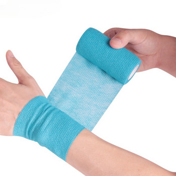 1 бр. 4,5 m Bunte Sport Selbstklebende Elastische Bandage Wrap Band Hansaplast Für Knie Unterstützung Pads Finger Knöchel Palm