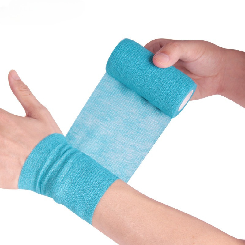 1 gab. 4,5 m Bunte Sport Selbstklebende Elastische Bandage Wrap Band Hansaplast Für Knie Unterstützung Pads Finger Knöchel Palm