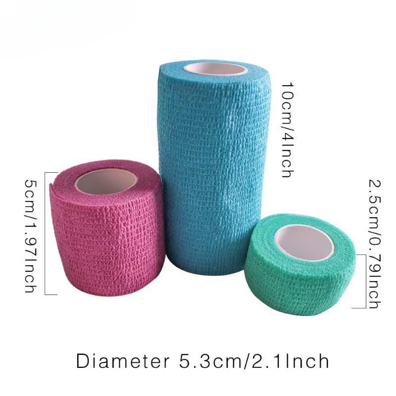 1 gab. 4,5 m Bunte Sport Selbstklebende Elastische Bandage Wrap Band Hansaplast Für Knie Unterstützung Pads Finger Knöchel Palm