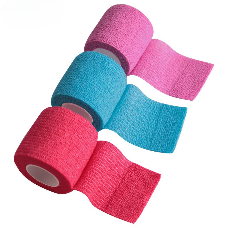 1 gab. 4,5 m Bunte Sport Selbstklebende Elastische Bandage Wrap Band Hansaplast Für Knie Unterstützung Pads Finger Knöchel Palm