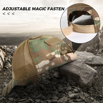Στρατιωτικά καπέλα μπέιζμπολ Καμουφλάζ Tactical Army Combat Paintball Μπάσκετ ποδοσφαίρου Ρυθμιζόμενα Κλασικά καπέλα ηλίου Snapback Ανδρικά