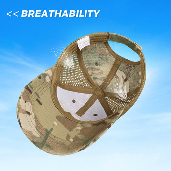 Στρατιωτικά καπέλα μπέιζμπολ Καμουφλάζ Tactical Army Combat Paintball Μπάσκετ ποδοσφαίρου Ρυθμιζόμενα Κλασικά καπέλα ηλίου Snapback Ανδρικά