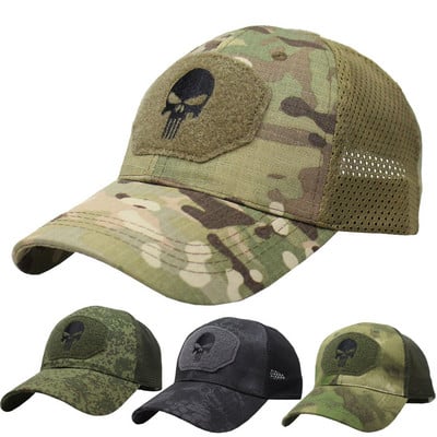 Military Baseball Caps Camouflage Tactical Army Combat Paintball Basketball Football Adjustable Classic Snapback Sun Hats Men