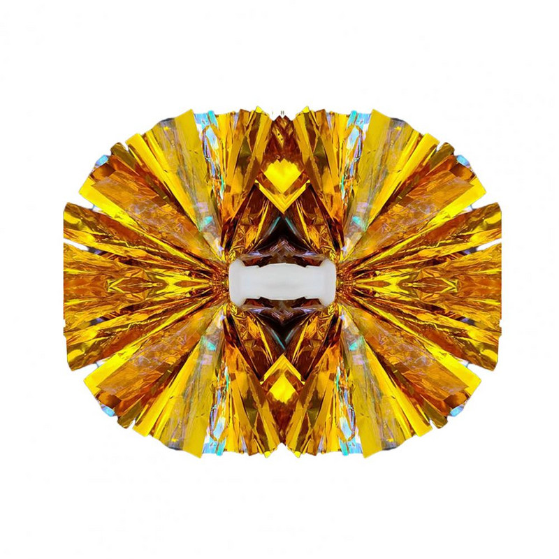 Cvjetna lopta jarkih boja Cvjetna lopta s pomponima s dvije glave za navijanje s ručkom za djecu i odrasle Timski sportski duhoviti party