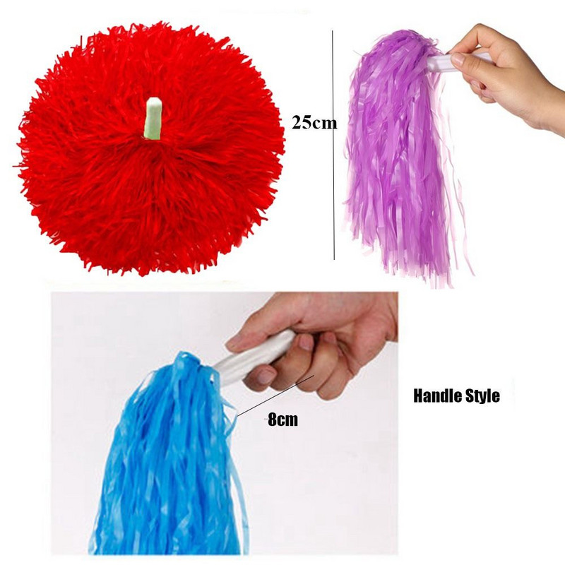 Φόρεμα συναυλίας λουλουδιών Στολή Cheerleader pompoms Cheerleading Cheering Ball Club Sport Supplies Dance Party Decorator