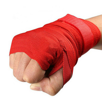 2,5mx5cm Κάλυμμα με επίδεσμο από βαμβακερό λουράκι πυγμαχίας Προστατευτικό περιτυλίγματος χεριών Muay Taekwondo De Boxeo