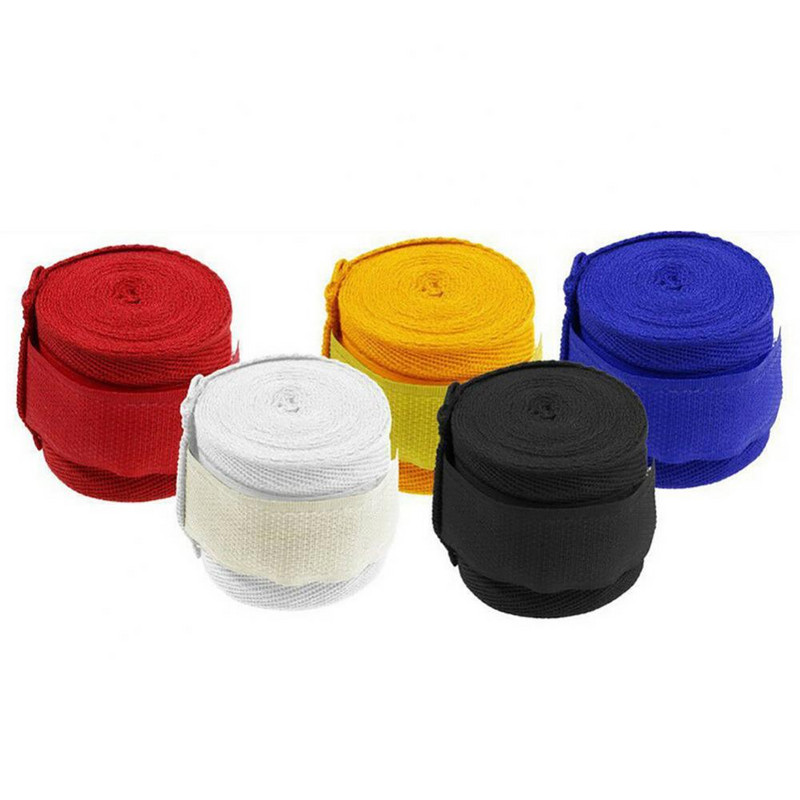 2.5mx5cm Box Sport Curea din bumbac Bandaj Husă Muay Taekwondo Mănuși de mână Wrap Protector De Boxeo