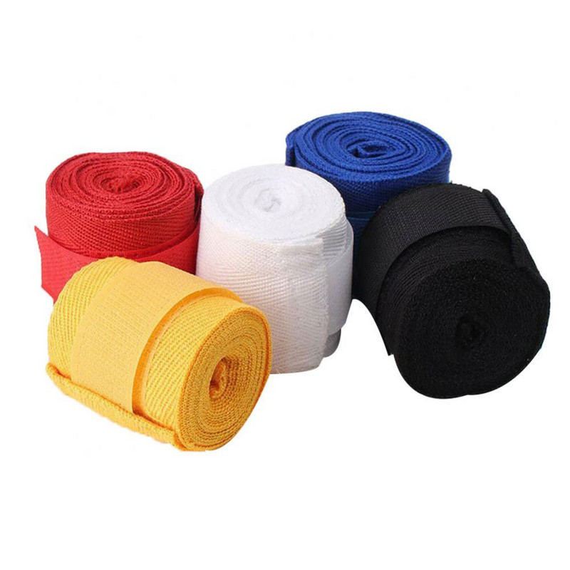 2.5mx5cm Box Sport Curea din bumbac Bandaj Husă Muay Taekwondo Mănuși de mână Wrap Protector De Boxeo