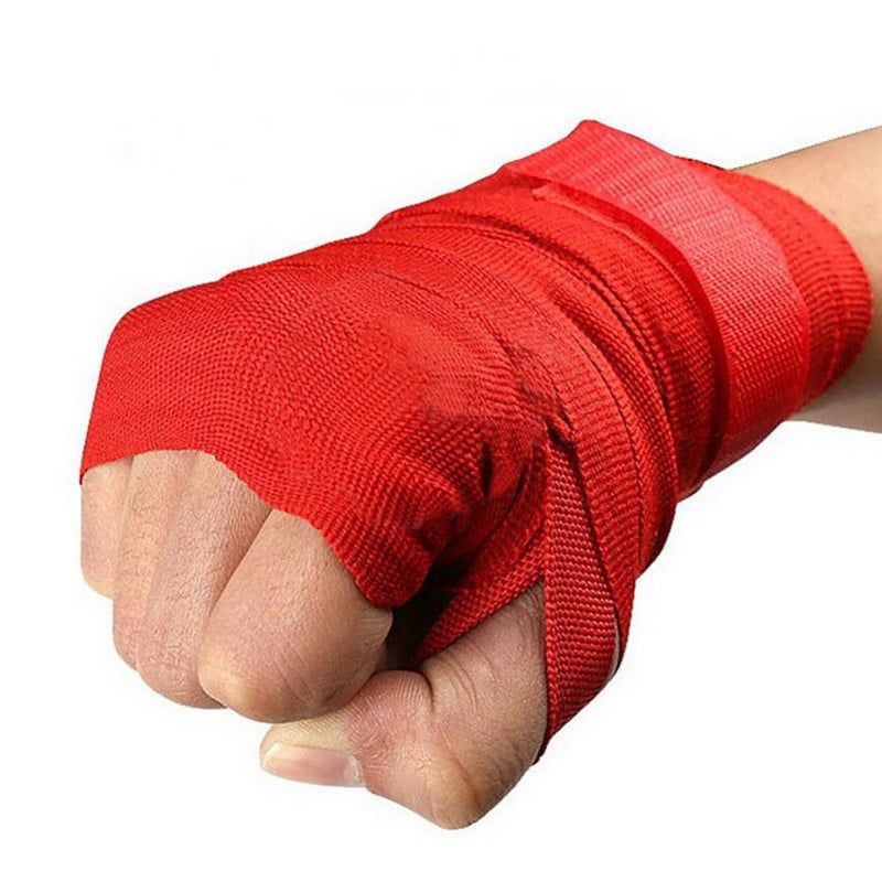 2.5mx5cm Box Sport Curea din bumbac Bandaj Husă Muay Taekwondo Mănuși de mână Wrap Protector De Boxeo