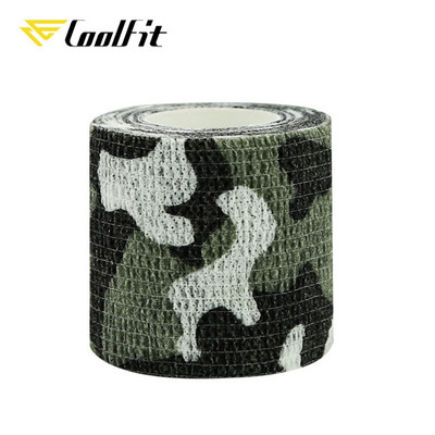 CoolFit Αυτοκόλλητος επίδεσμος Flex Ελαστική Μη υφασμένη μάσκα εξωτερικού χώρου Αθλητικά μπρατσάκια αστραγάλου Προστασία Ταινία μάσκας δακτύλων Camo