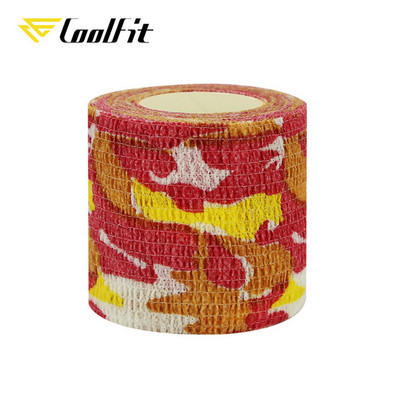 CoolFit Αυτοκόλλητος επίδεσμος Flex Ελαστική Μη υφασμένη μάσκα εξωτερικού χώρου Αθλητικά μπρατσάκια αστραγάλου Προστασία Ταινία μάσκας δακτύλων Camo