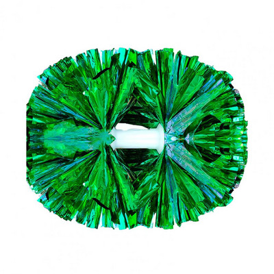 Izbalēšanas izturīga ziedu bumba, spilgtas krāsas ziedu bumba Karsējmeiteņu ziedu bumba ar rokturi, divgalvu bumbulis bērniem komandai