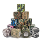 4.8M Jacht Vermomming Elastoplast Camouflage Elastische Wikkelband Zelfklevende Sportbeschermer Enkel Knie Vingerarm Verband