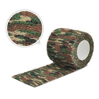 4.8M Jacht Vermomming Elastoplast Camouflage Elastische Wikkelband Zelfklevende Sportbeschermer Enkel Knie Vingerarm Verband