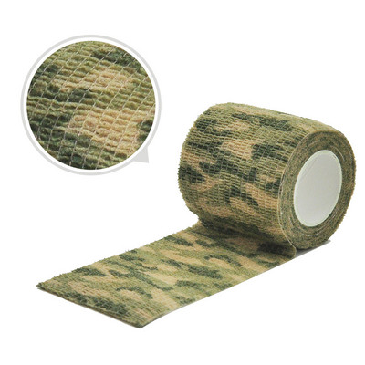 4.8M Jacht Vermomming Elastoplast Camouflage Elastische Wikkelband Zelfklevende Sportbeschermer Enkel Knie Vingerarm Verband