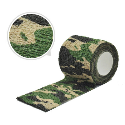 4.8M Jacht Vermomming Elastoplast Camouflage Elastische Wikkelband Zelfklevende Sportbeschermer Enkel Knie Vingerarm Verband