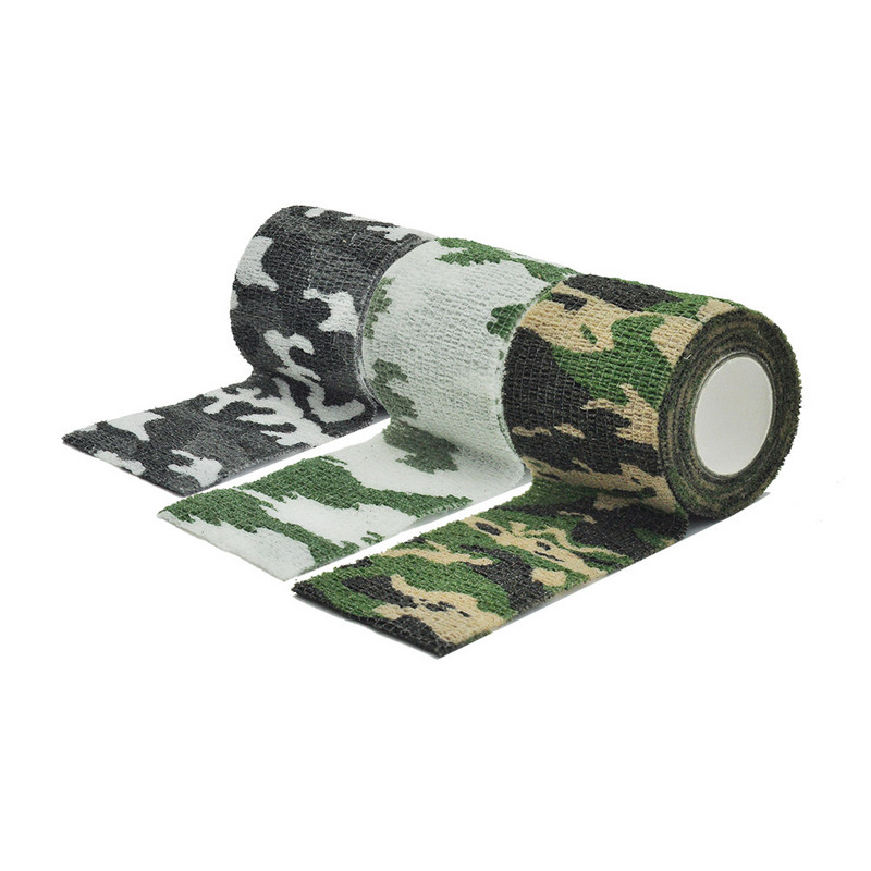 4.8M Jacht Vermomming Elastoplast Camouflage Elastische Wikkelband Zelfklevende Sportbeschermer Enkel Knie Vingerarm Verband