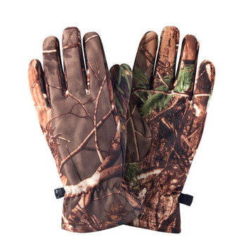 Glove Hunting Camo Ανδρικό Καμουφλάζ Νέων για Μαλλί Ελαφρύ Σκοποβολή Αγόρια Τοξοβολία Εξωτερικού Εξοπλισμού Full Finger