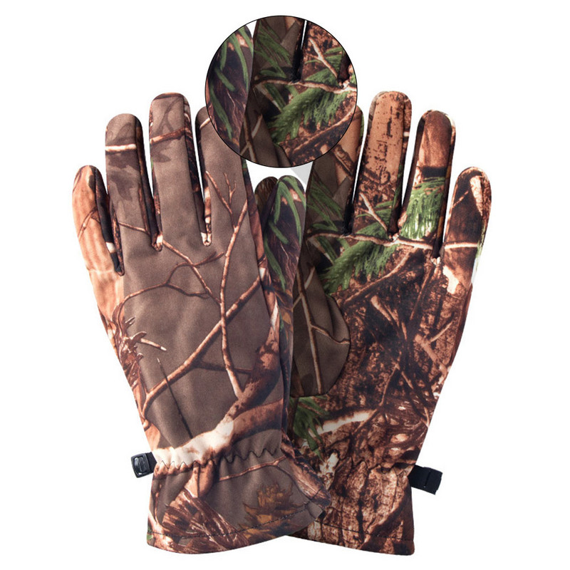 Glove Hunting Camo Ανδρικό Καμουφλάζ Νέων για Μαλλί Ελαφρύ Σκοποβολή Αγόρια Τοξοβολία Εξωτερικού Εξοπλισμού Full Finger