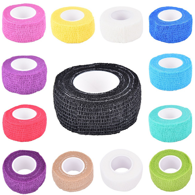 Spalvinga lipni elastinė tvarsliava, sportinė apsauga, kelio pirštas, kulkšnis, petys, sportinė apvyniojimo juosta Pirmosios pagalbos kvėpuojanti juosta