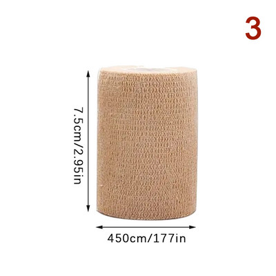 1 ritininis medicininis elastinis tvarstis Lipnus tvarstis pirštams, riešų patempimams, kelių dydžių slaugos skubios pagalbos tvarstis